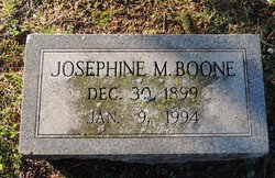 Josephine Elizabeth <I>Mattingly</I> Boone 