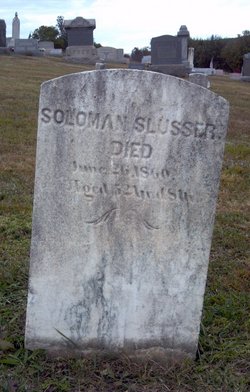 Solomon William Slusser 