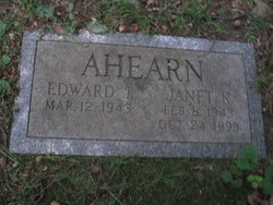 Janet Kathleen <I>Rowan</I> Ahearn 