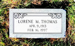 Lorene <I>Modesett</I> Thomas 