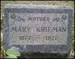Mary <I>Schultz</I> Krieman 
