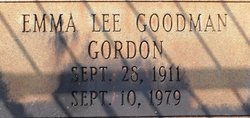 Emma Lee Goodman Gordon 