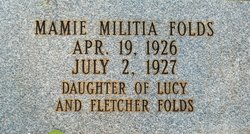 Mamie Militia Folds 