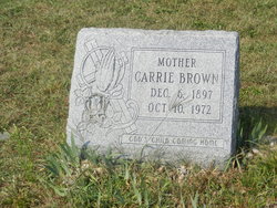 Carrie Mae “Clara” <I>Gillenwaters</I> Brown 