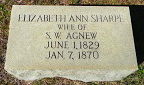 Elizabeth Ann <I>Sharpe</I> Agnew 