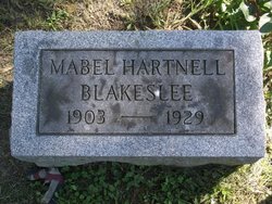 Mabel <I>Hartnell</I> Blakeslee 
