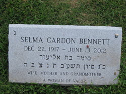 Selma <I>Goldberg</I> Cardon Bennett 