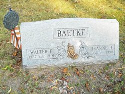 Walter F “Bud” Baetke Jr.