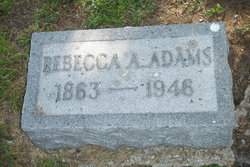 Rebecca A. <I>Cranston</I> Adams 