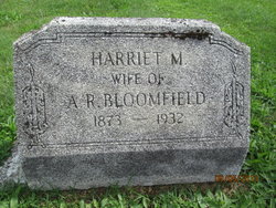 Harriet May “Hattie” <I>Brooks</I> Bloomfield 