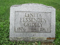LeNeta Emily <I>Fessenden</I> Gridley 
