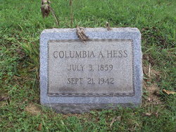 Columbia Almira <I>Stansberry</I> Hess 