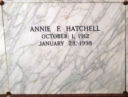 Annie F Hatchell 