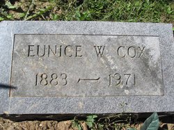 Eunice Blanche <I>Walbridge</I> Cox 