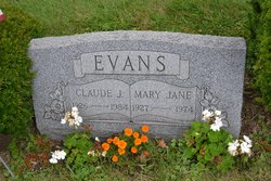 Mary Jane <I>Lesher</I> Evans 