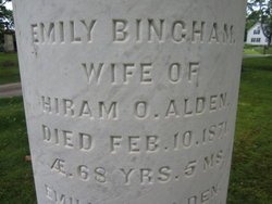 Emily <I>Bingham</I> Alden 