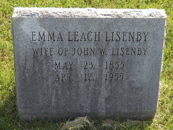 Emma <I>Leach</I> Lisenby 