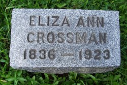 Elizabeth Ann <I>Hillman</I> Crossman 