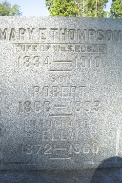 Mary E. <I>Thompson</I> Edgar 