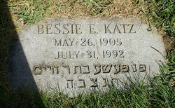 Bessie <I>Eichelbaum</I> Katz 