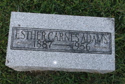 Esther <I>Carnes</I> Adams 