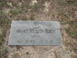 Grace “Nana” <I>Keisler</I> Buck 