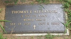 Thomas Edwin “Ed” Alexander 