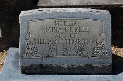 Maria Armenda <I>Curlee</I> Thornton 