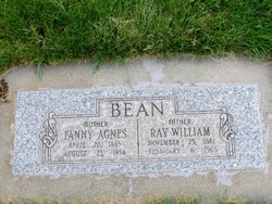 Fanny Agnes <I>Haden</I> Bean 