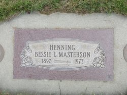 Bessie Lydia <I>Campbell</I> Masterson  Henning 