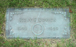 Ruby Evelyn <I>Carlson</I> Buvick 
