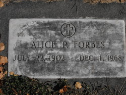 Alice P. <I>Dahle</I> Forbes 