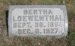 Bertha <I>Renberg</I> Loewenthal 