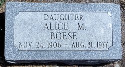 Alice May Boese 