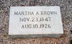 Martha A. <I>Harris</I> Brown 