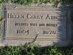 Helen Mars <I>Carey</I> Abbott 