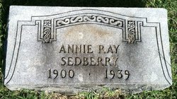 Annie Ray Sedberry 