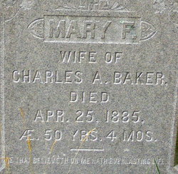Mary Frances <I>Cornish</I> Baker 