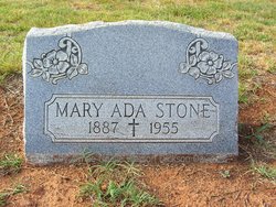 Mary Ada <I>Leonard</I> Stone 