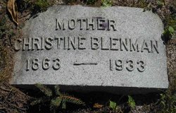 Mrs Christine <I>Morrison</I> Blenman 