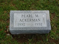 Pearl M <I>Lundy</I> Ackerman 