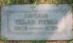 Texanna “Texas” <I>Adams</I> Ryder 