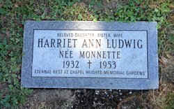Harriet Ann <I>Monnette</I> Ludwig 