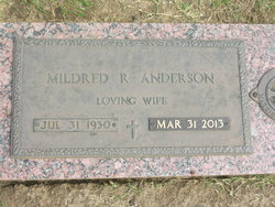 Mildred Ruth <I>Gerhardt</I> Anderson 