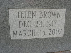 Helen <I>Brown</I> Huckabee 