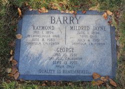 Mildred Ruth <I>Jayne</I> Barry 
