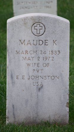 Maude Katherine <I>Tedder</I> Johnston 