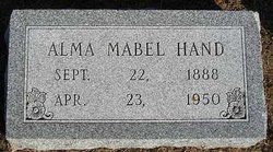 Alma Mabel <I>Sherman</I> Hand 
