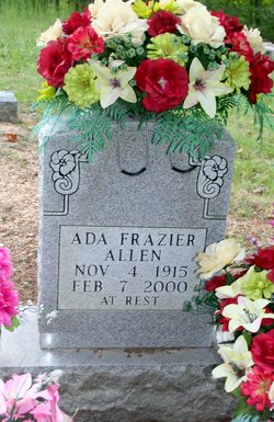 Ada <I>Frazier</I> Allen 