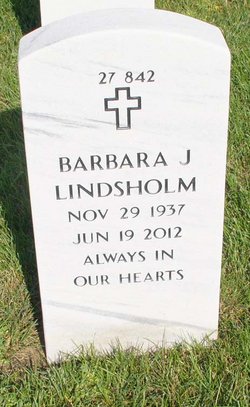 Barbara Joan <I>Smith</I> Lindsholm 